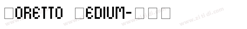Loretto Medium字体转换